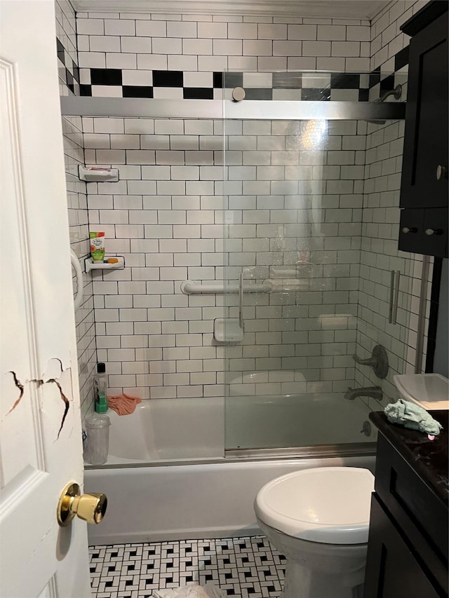 11 Amesworth Ct, Middle Island, NY 11953 - bathroom with enclosed tub / shower combo and vanity