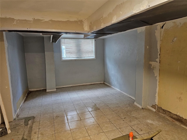 21531 Murdock Ave, Queens Village, NY 11429 - basement featuring light tile patterned flooring