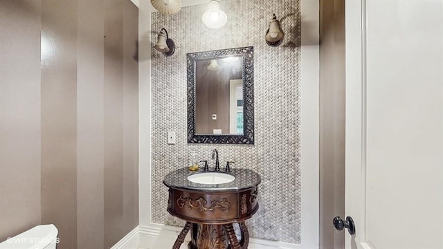 60 E Minerva Rd, Lindenhurst, NY 11757 - half bath with a sink and toilet