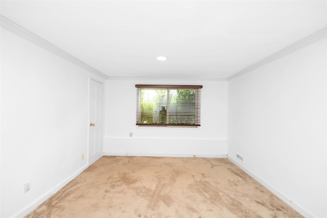 18 Sutton Ter, Jericho, NY 11753 - unfurnished room featuring carpet, crown molding, and recessed lighting