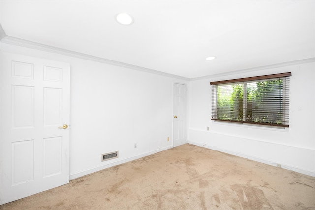18 Sutton Ter, Jericho, NY 11753 - carpeted empty room with ornamental molding and recessed lighting