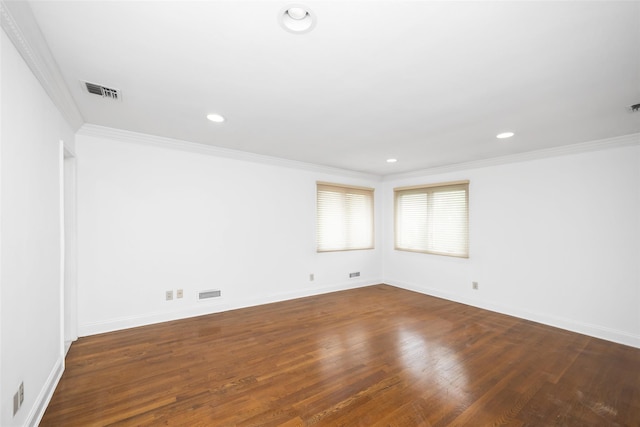 18 Sutton Ter, Jericho, NY 11753 - empty room with recessed lighting, wood finished floors, and crown molding