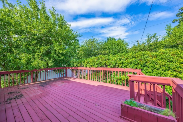 18 Sutton Ter, Jericho, NY 11753 - view of wooden deck