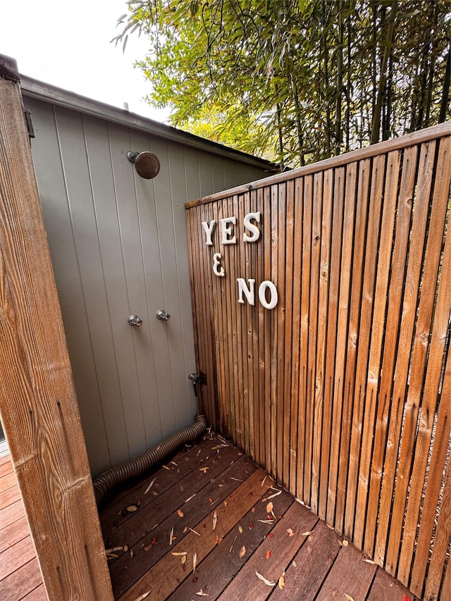 487 Tarpon Walk, Fire Island Pines, NY 11782 - view of wooden deck