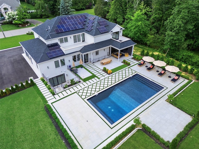 2 Maple Way, Woodbury, NY 11797 - view of subject property with a pool area