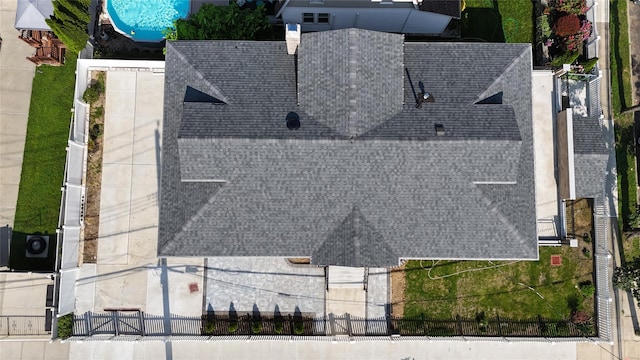 1604 Robertson Pl, Bronx, NY 10465 - view from above of property featuring a pool area