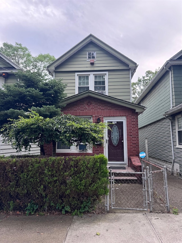 1492 E 45th St, Brooklyn, NY 11234 - view of front of house featuring a gate and brick siding