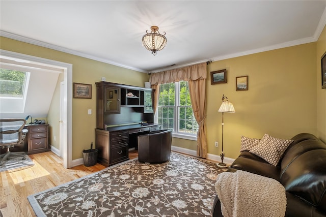 150 Hortontown Rd, Carmel, NY 10512 - office space with light wood-style flooring, ornamental molding, and a chandelier