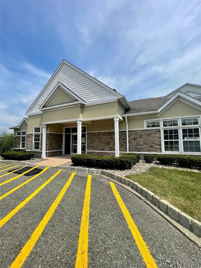 936 Tower Ridge Cir, Middletown, NY 10941 - view of building exterior with uncovered parking