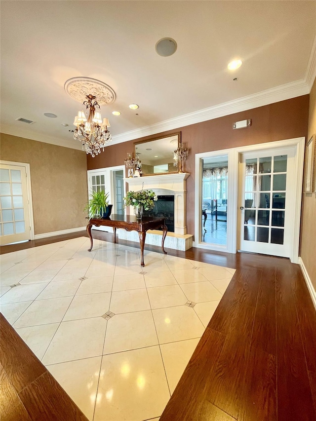 936 Tower Ridge Cir, Middletown, NY 10941 - common area featuring crown molding and recessed lighting