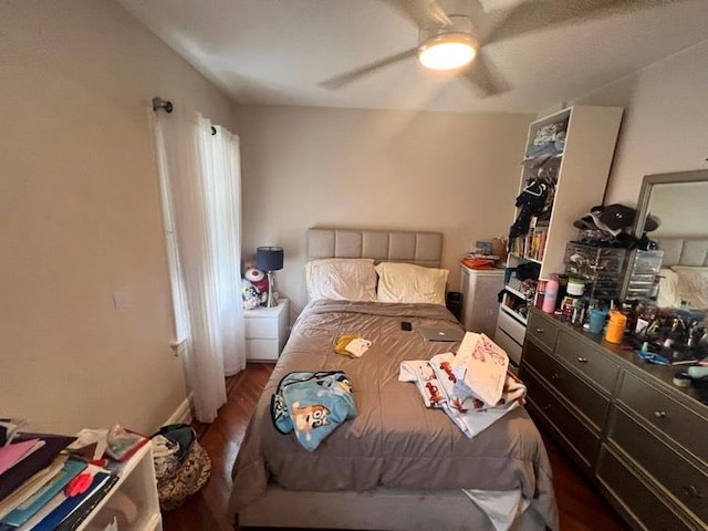 1607 E 43rd St, Brooklyn, NY 11234 - bedroom featuring wood finished floors and a ceiling fan