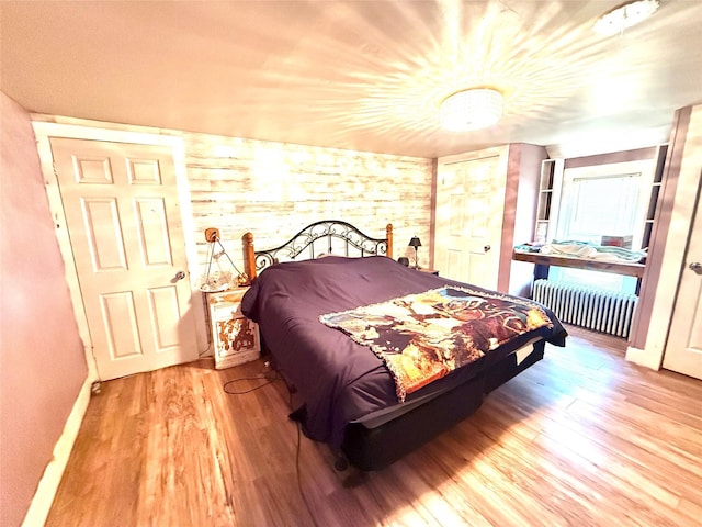 61 Cottage St, Roscoe, NY 12776 - bedroom with radiator and wood finished floors