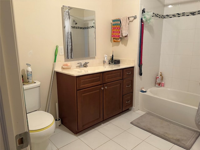 132 Weatherby Ln Unit 132, Central Islip, NY 11722 - full bath featuring vanity, tile patterned floors, and shower / bathtub combination with curtain