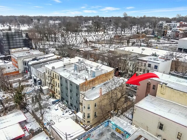 65 Granite St, Brooklyn, NY 11207 - view of snowy aerial view