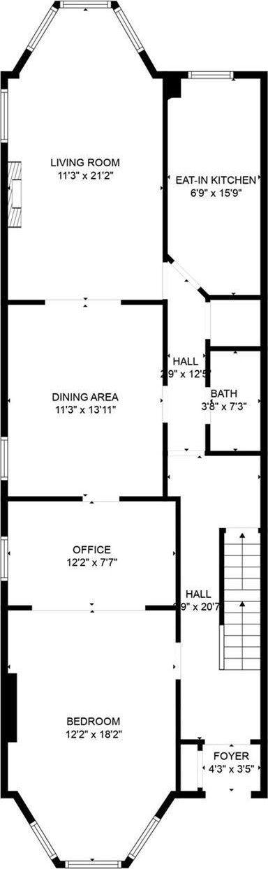 65 Granite St, Brooklyn, NY 11207 - view of home floor plan