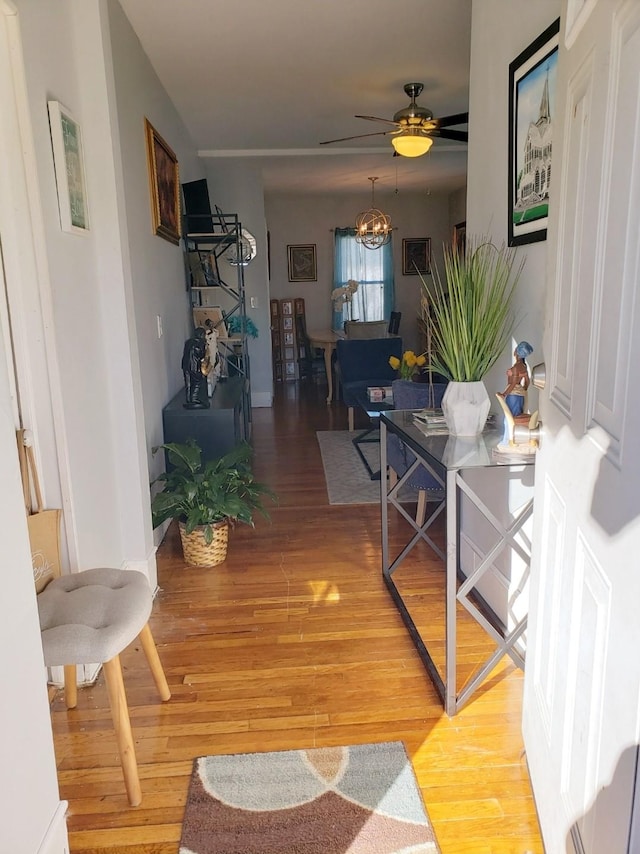 269 Windsor Pkwy, Hempstead, NY 11550 - hall with light wood-type flooring