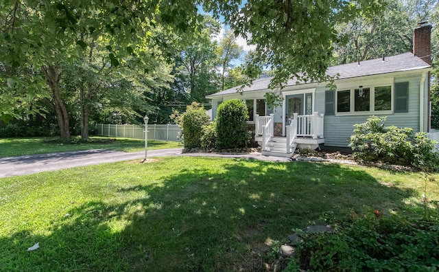 3 N Jackson Rd, Poughkeepsie, NY 12603 - view of front of house with a chimney and driveway