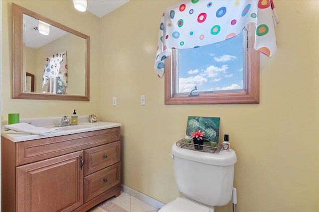 8 Pearl St, Bethpage, NY 11714 - bathroom featuring vanity and tile patterned flooring