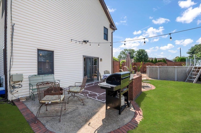 8 Pearl St, Bethpage, NY 11714 - view of patio / terrace with grilling area