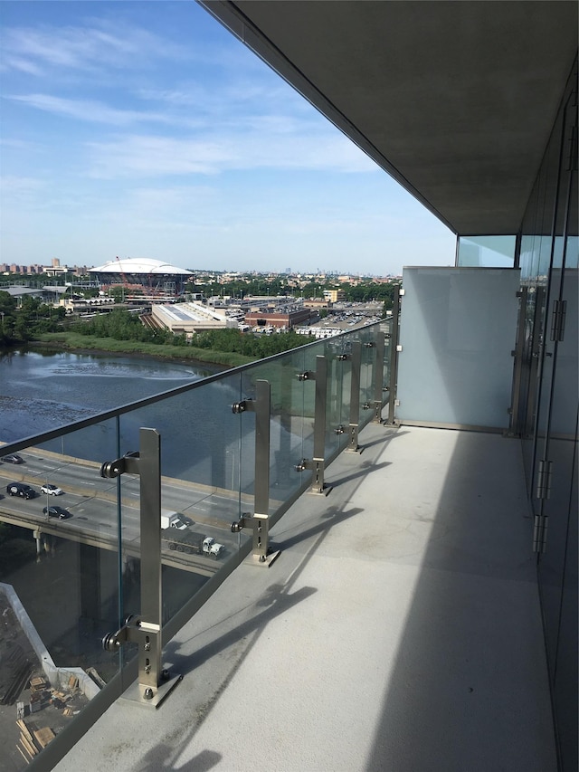 131-05 40th Rd Unit 17L, Flushing, NY 11354 - balcony featuring a water view