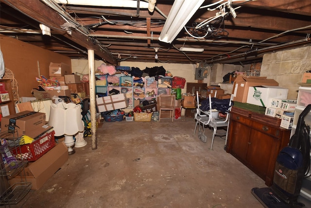 57 Nieman Ave, Lynbrook, NY 11563 - unfinished below grade area with concrete block wall