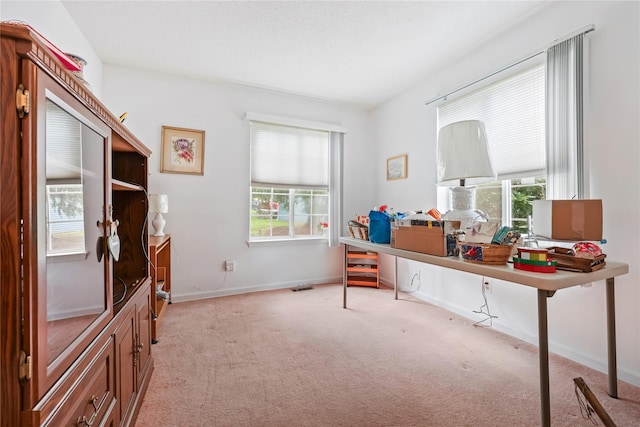 1105 Farmdale Rd, Brewster, NY 10509 - sitting room featuring light colored carpet and baseboards