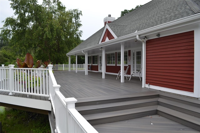1105 Farmdale Rd, Brewster, NY 10509 - view of wooden terrace