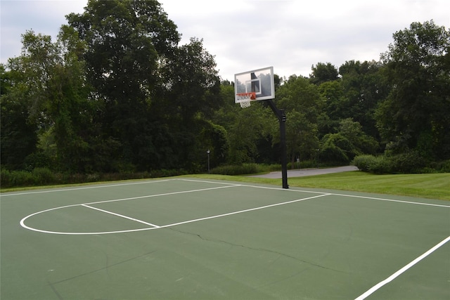 1105 Farmdale Rd, Brewster, NY 10509 - view of basketball court featuring basketball hoop