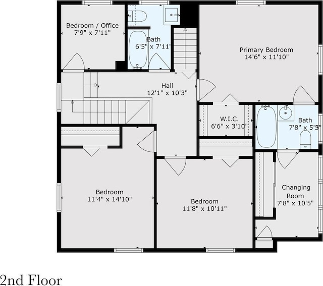 11 Loel Ct, Rockville Centre, NY 11570 - view of floor plan / room layout