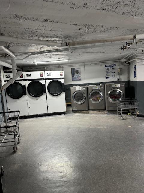 2922 Barnes Ave Unit 3A, Bronx, NY 10467 - shared laundry featuring separate washer and dryer