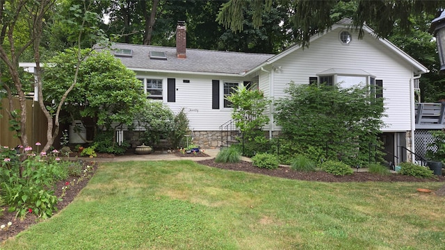 20 Mountain View Rd, Putnam Valley, NY 10579 - view of front facade featuring a chimney and a shingled roof