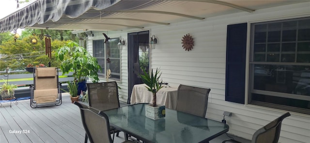 20 Mountain View Rd, Putnam Valley, NY 10579 - wooden deck featuring outdoor dining area
