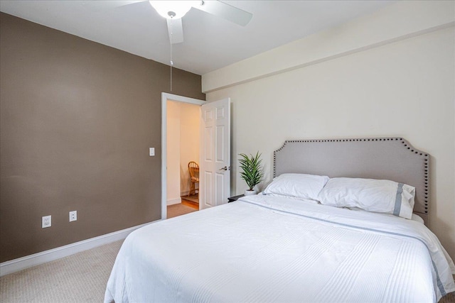 30-69 Hobart St Unit 2P, Woodside, NY 11377 - bedroom with carpet floors and ceiling fan