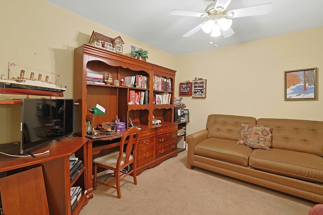 30 Windsor Cir Unit 30, New City, NY 10956 - carpeted office space with ceiling fan
