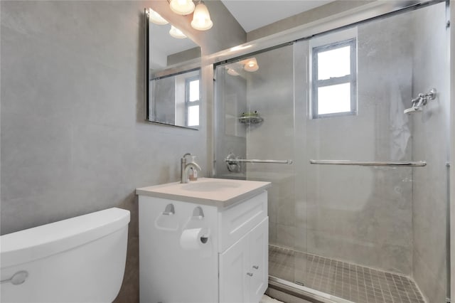 139-09 28th Rd Unit 6F, Flushing, NY 11354 - full bathroom featuring tile walls, vanity, and a stall shower