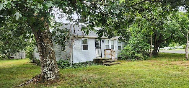 344 Elm Rd W, Mastic Beach, NY 11951 - view of front of property with a front yard