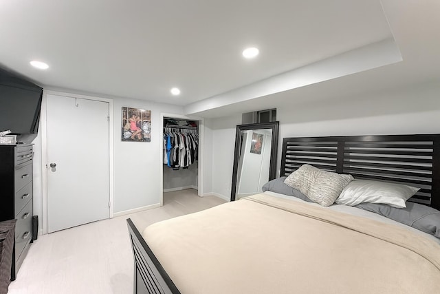 61 Ulster Ave, West Babylon, NY 11704 - bedroom featuring recessed lighting and a closet