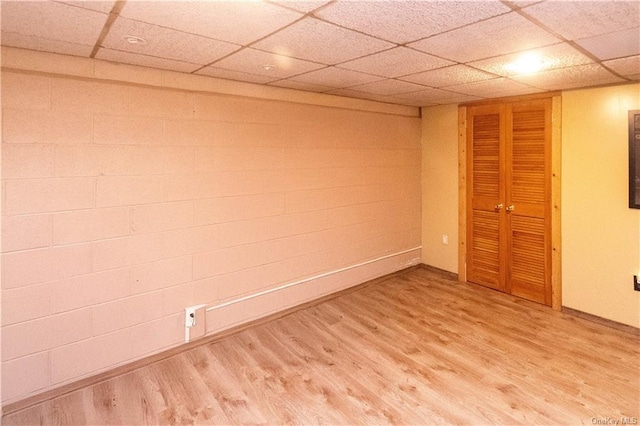 9 Low Rd, Wallkill, NY 12589 - spare room featuring light wood finished floors and a drop ceiling