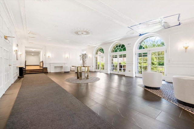 819 Broadway Unit 1G, Woodmere, NY 11598 - building lobby with a decorative wall and ornamental molding