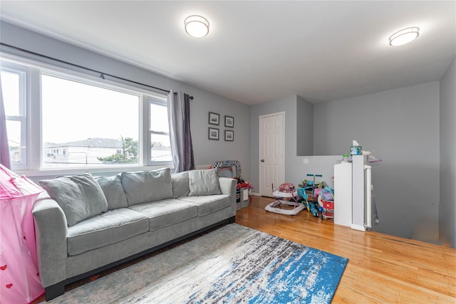 1051 Bay 32nd St, Bayswater, NY 11691 - living area featuring wood finished floors