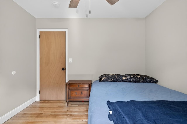 130 Marcus Rd, Ellenville, NY 12428 - bedroom with light wood-style floors and a ceiling fan