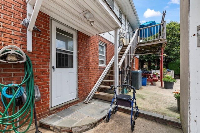 227 Randall Ave, Lawrence, NY 11559 - view of exterior entry with brick siding