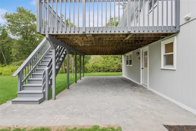 297 Farm To Market Rd, Brewster, NY 10509 - view of car parking featuring stairs and an attached carport