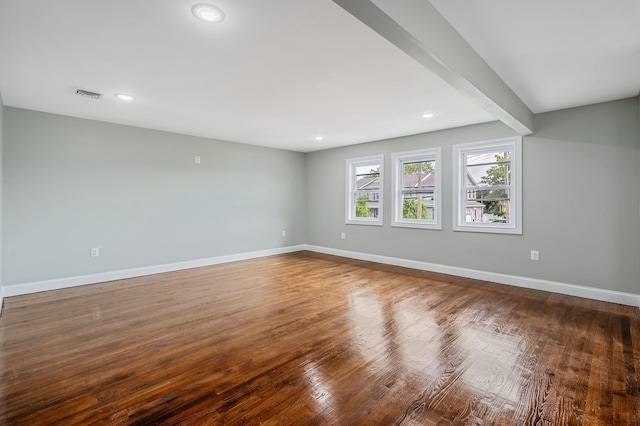 248 E Shore Rd, Lindenhurst, NY 11757 - spare room featuring wood finished floors and recessed lighting