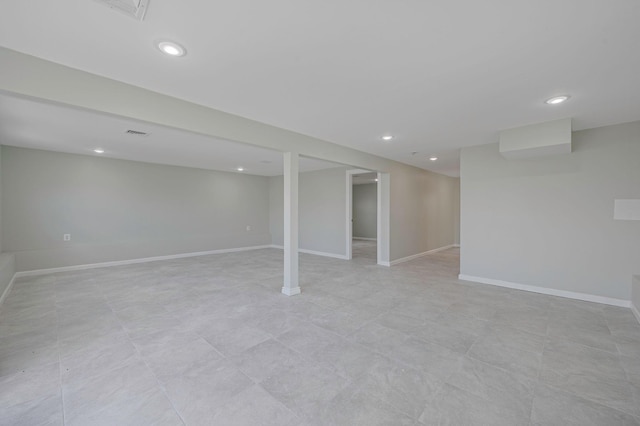248 E Shore Rd, Lindenhurst, NY 11757 - finished below grade area with recessed lighting