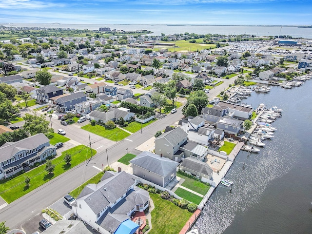 248 E Shore Rd, Lindenhurst, NY 11757 - aerial view of residential area with a large body of water