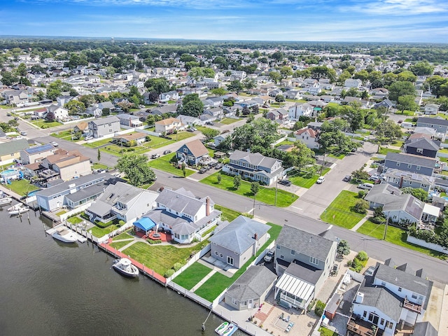 248 E Shore Rd, Lindenhurst, NY 11757 - aerial view of residential area featuring a nearby body of water