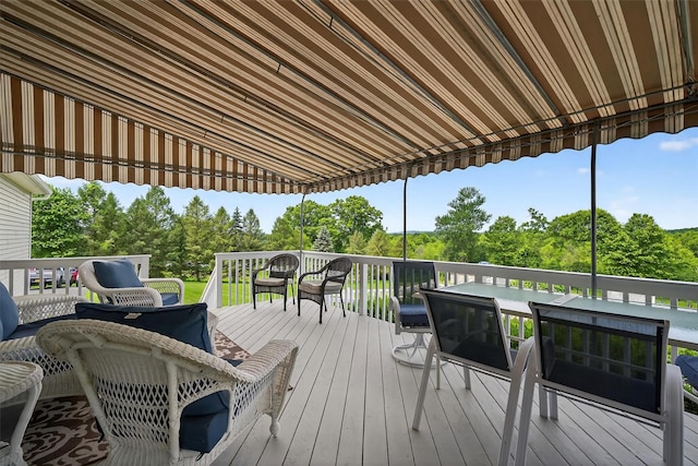 106 Maple Ave, Goshen, NY 10924 - deck with view of scattered trees