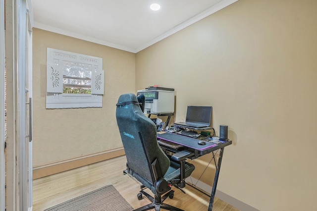 511 N Delaware Ave, Lindenhurst, NY 11757 - office space featuring wood finished floors and ornamental molding