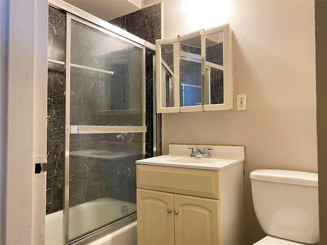 13705 Franklin Ave Unit 6L, Flushing, NY 11355 - bathroom featuring shower / bath combination with glass door and vanity